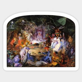 FAIRY BANQUET Wood Fairies Sticker